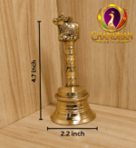 Brass Pooja Bell 4.7 Inch – 260g