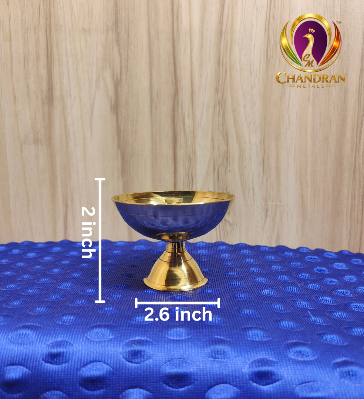 Brass Pyali Deep 2.6 Inch