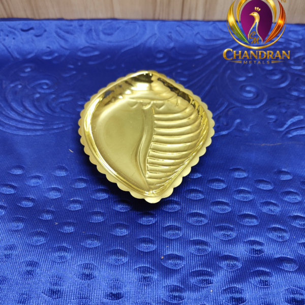 Brass Shanku Plate 5.6 Inch