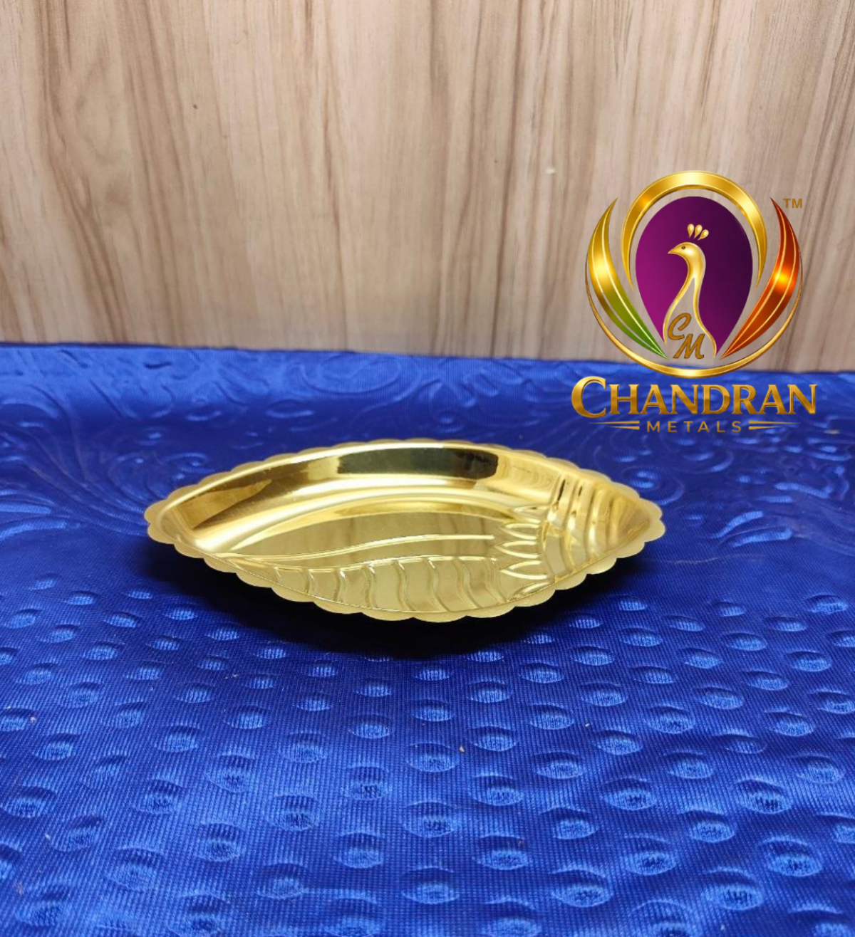 Brass Shanku Plate 7 Inch