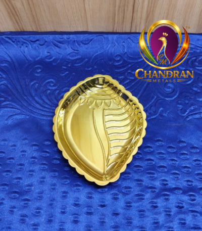 Brass Shanku Plate 7 Inch