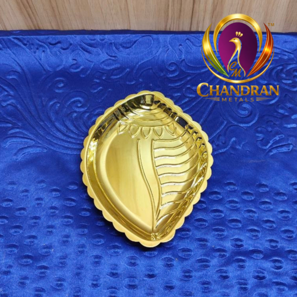 Brass Shanku Plate 7 Inch