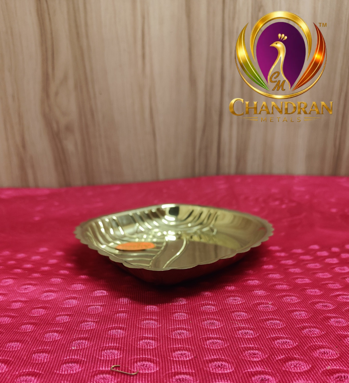 Brass Shanku Plate 8 Inch