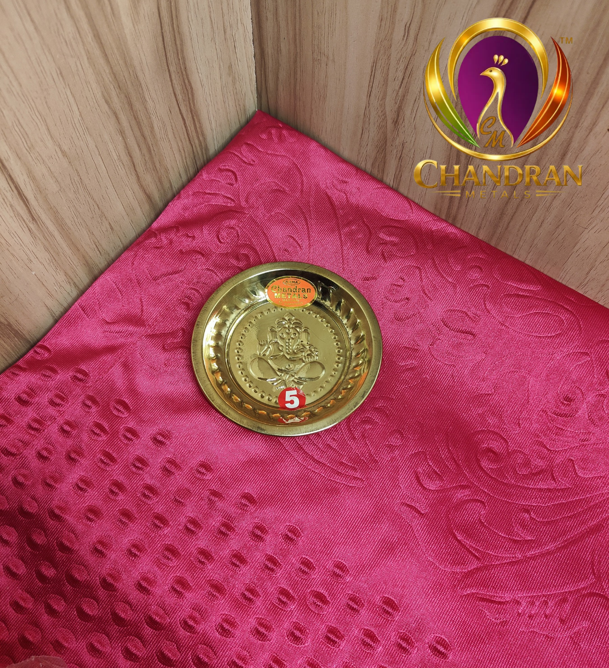 Brass Small Pooja Plate 4.3 Inch Brass Small Pooja Plate 4.3 Inch