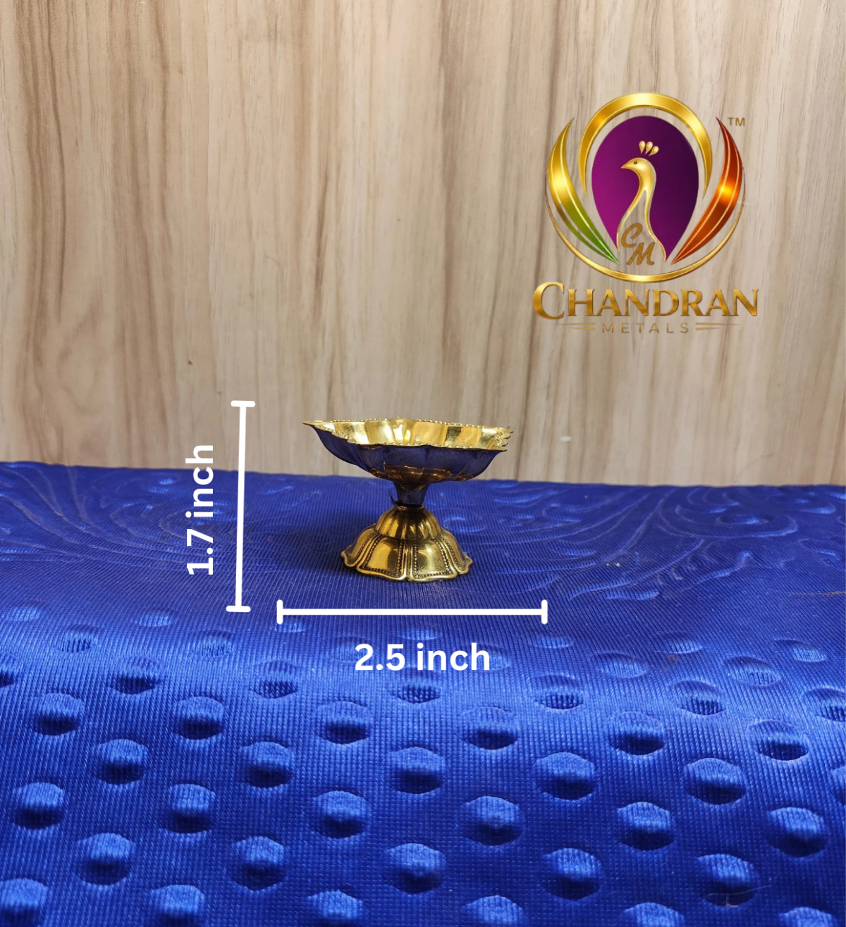 Brass Star Diya Size 1 – 2.5 Inch