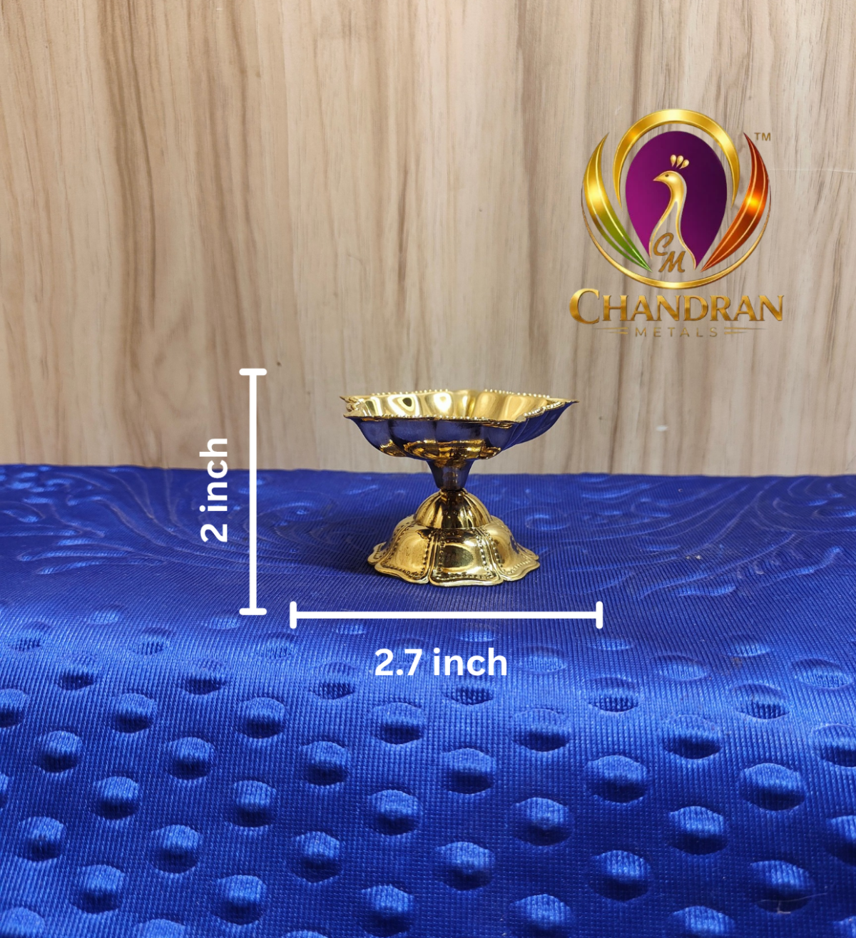 Brass Star Diya Size 2 – 2.7 Inch