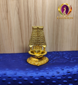 Brass Thiruchendur Gopuram Vilakku 5.5 Inch