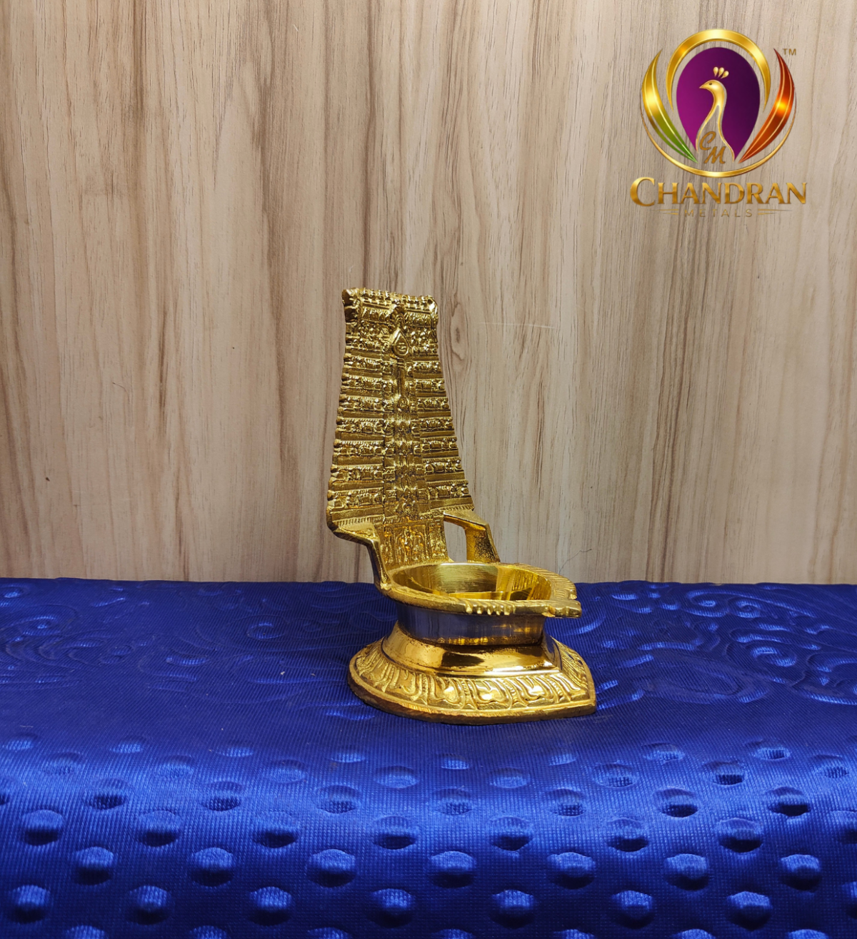 Brass Thiruchendur Gopuram Vilakku 5.5 Inch