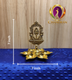 Brass Tiruvachi Vel Arumuga Vilakku 7 Inch