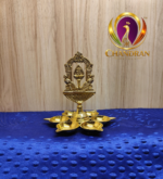 Brass Tiruvachi Vel Arumuga Vilakku 7 Inch