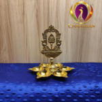 Brass Tiruvachi Vel Arumuga Vilakku 7 Inch