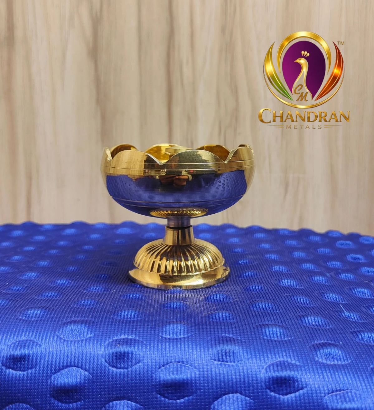 Brass Tomato Diya 1.7 Inch