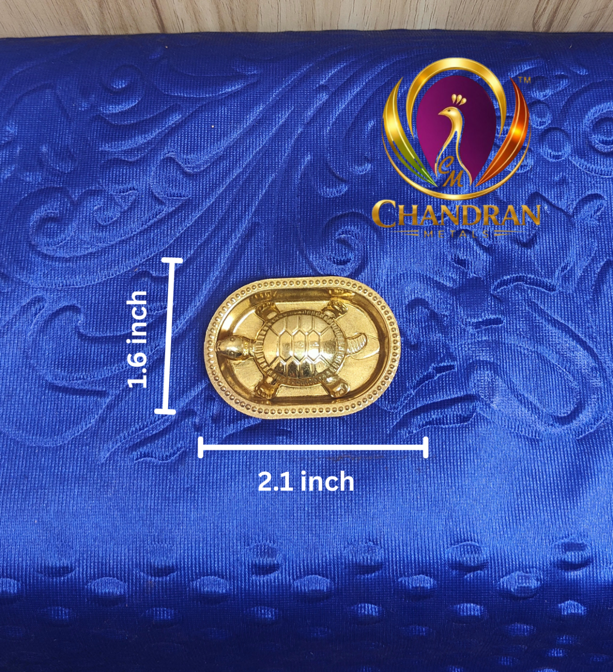 Brass Vastu Tortoise with Plate – Handcrafted Feng Shui Tortoise for Wealth, Stability & Vastu
