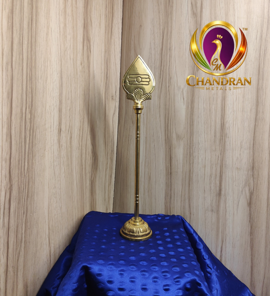 Brass Vel Stand 12 Inch