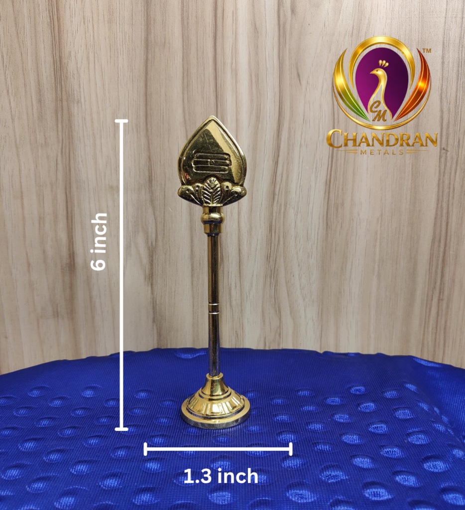 Brass Vel Stand 6 Inch