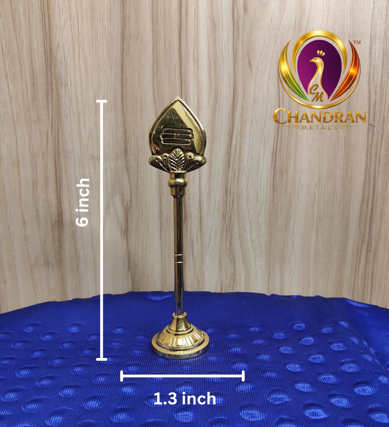 Brass Vel Stand 6 Inch