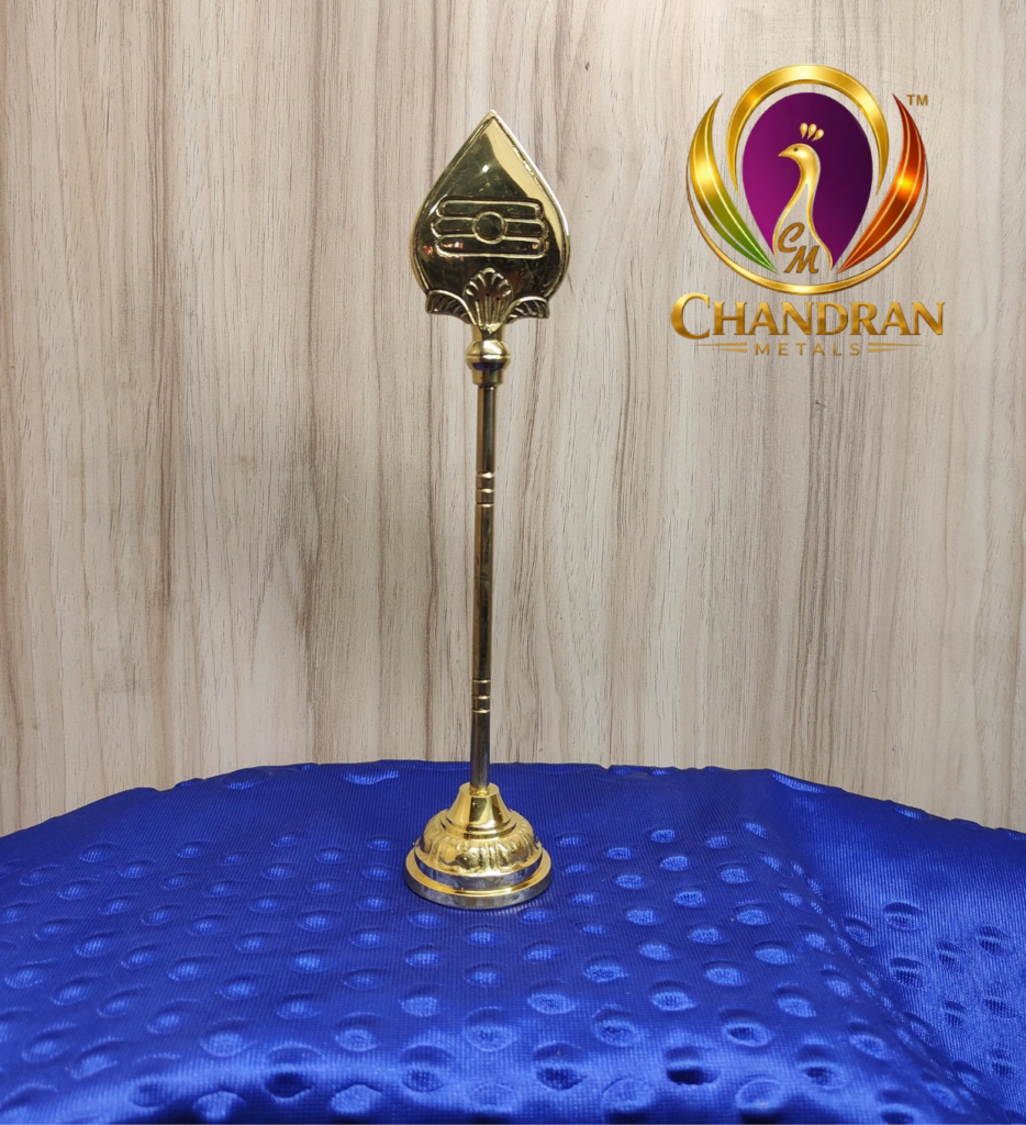 Brass Vel Stand 9 Inch
