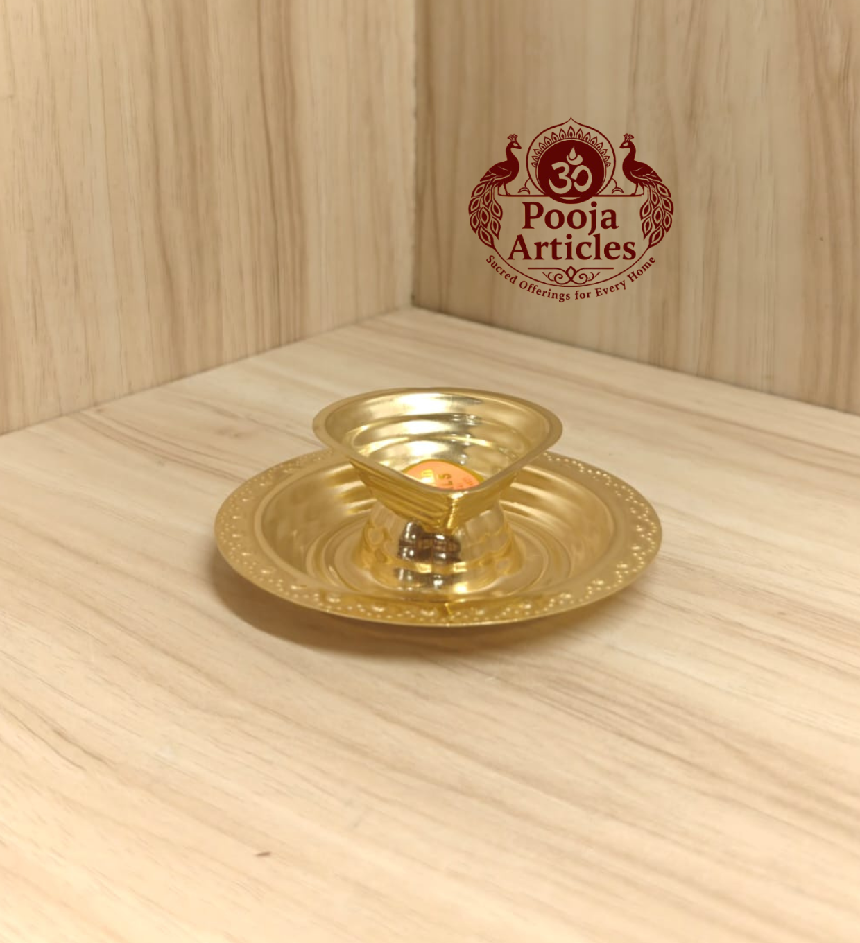 Brass Agal Diya Vilakku 3.8 Inch