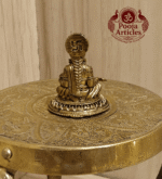 Miniature Brass Annapurna Devi Idol 1.2 Inch