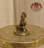 Miniature Brass Annapurna Devi Idol 1.2 Inch