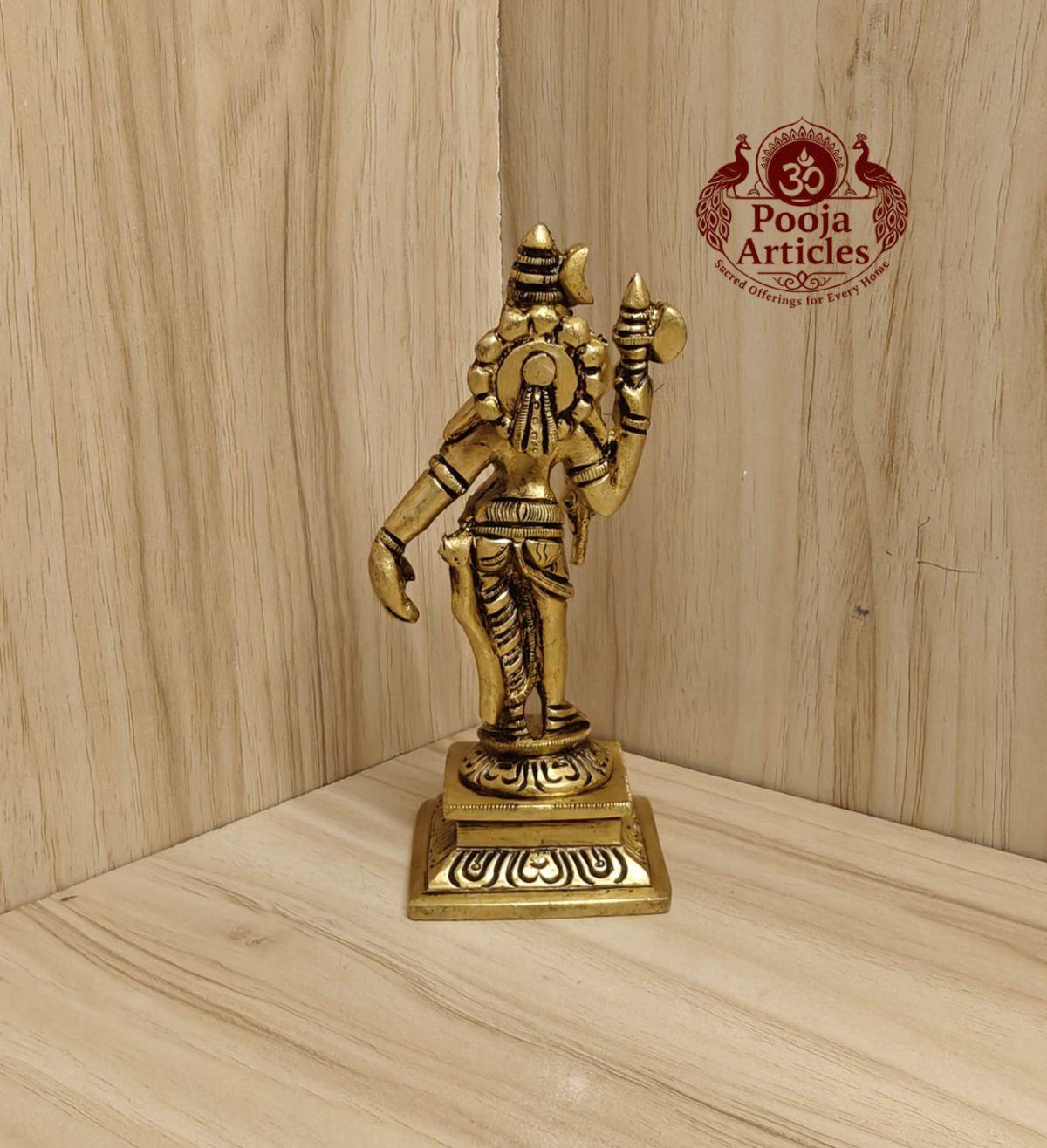 Brass Ardhanarishvara Statue 5 Inch