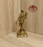 Brass Ardhanarishvara Statue 5 Inch