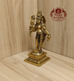 Brass Ardhanarishvara Statue 5 Inch