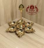 Brass Arumuga Vilakku 7.5 Inch