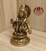 Brass Ayyappan Statue 3.5 Inch