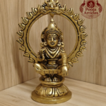 Brass Ayyappan Statue 5 Inch