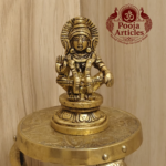 Brass Ayyappan Swami Statue 2.5 Inch