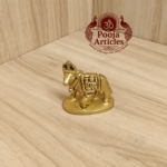Brass Cow and Calf Idol 1.6 Inch