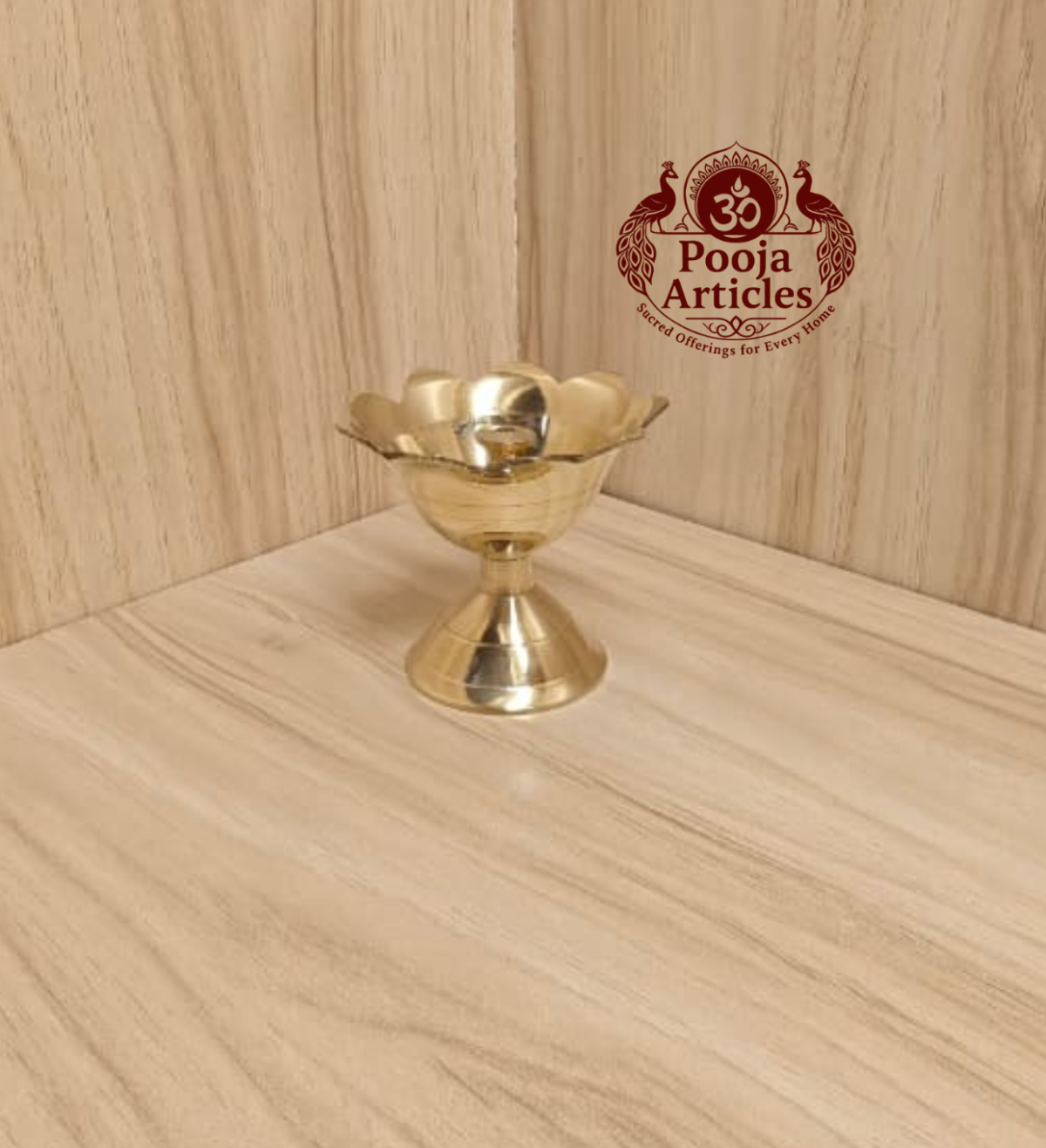 Brass Devdas Diya 2.4 Inch