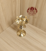 Brass Lotus Diya Stand 5 Inch