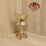 Brass Lotus Diya Stand 5 Inch
