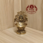 Premium Brass Gaja Lakshmi Vilakku 4 Inch