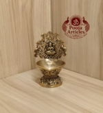 Premium Brass Gaja Lakshmi Vilakku 4 Inch