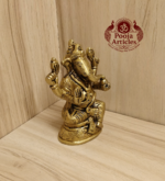 Brass Ganesha Idol 3.6 Inch