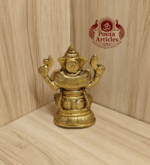 Brass Ganesha Idol 3.6 Inch