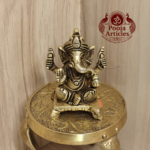 Brass Ganesh Statue 2.2 Inch
