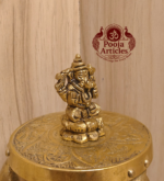 Brass Ganesha Statue 1.7 Inch