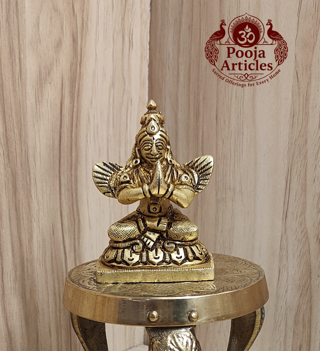 Brass Garuda Idol 2.6 Inch Brass Garuda Idol 2.6 Inch