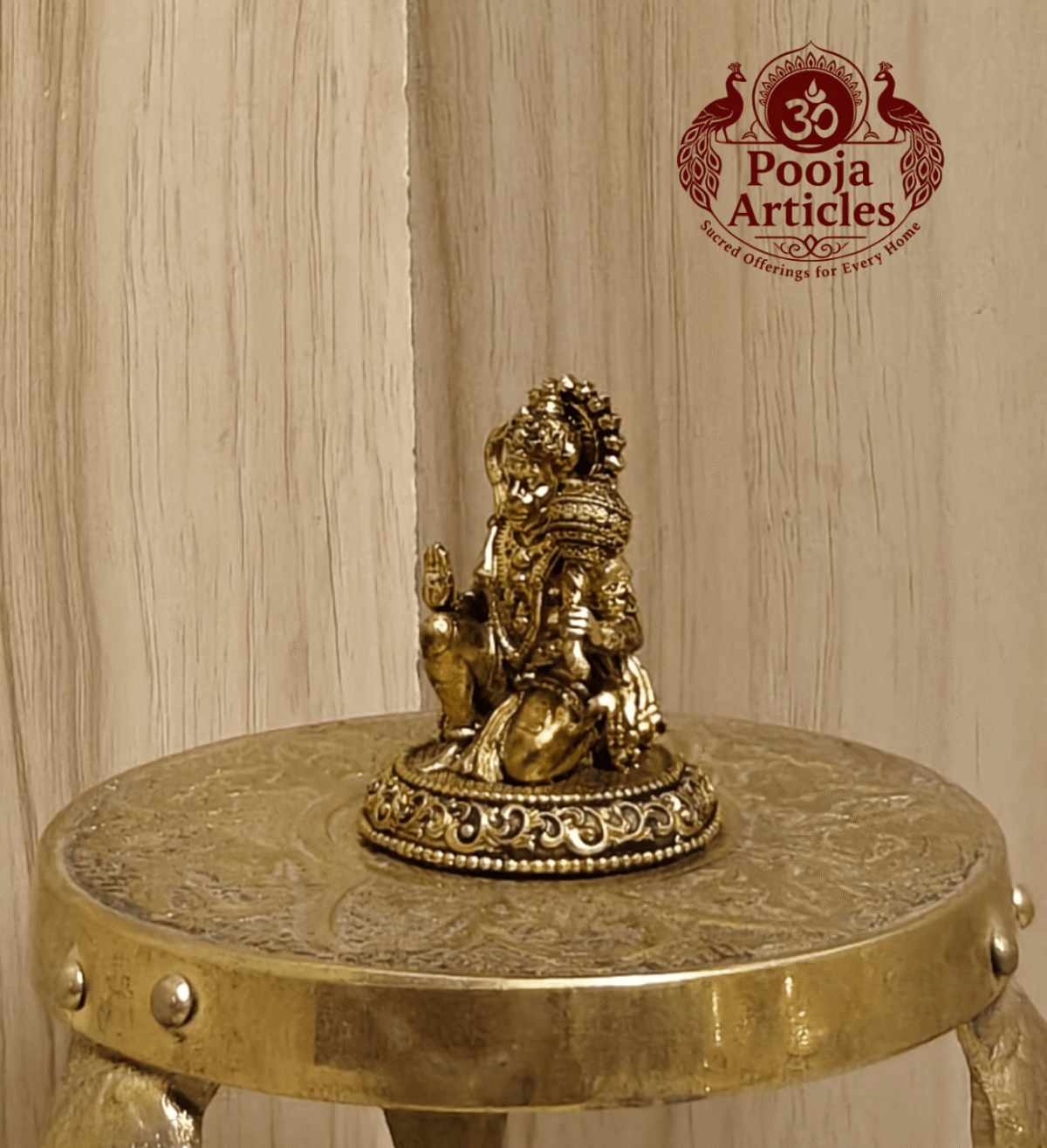 Premium Brass Hanuman Idol 1.5 Inch
