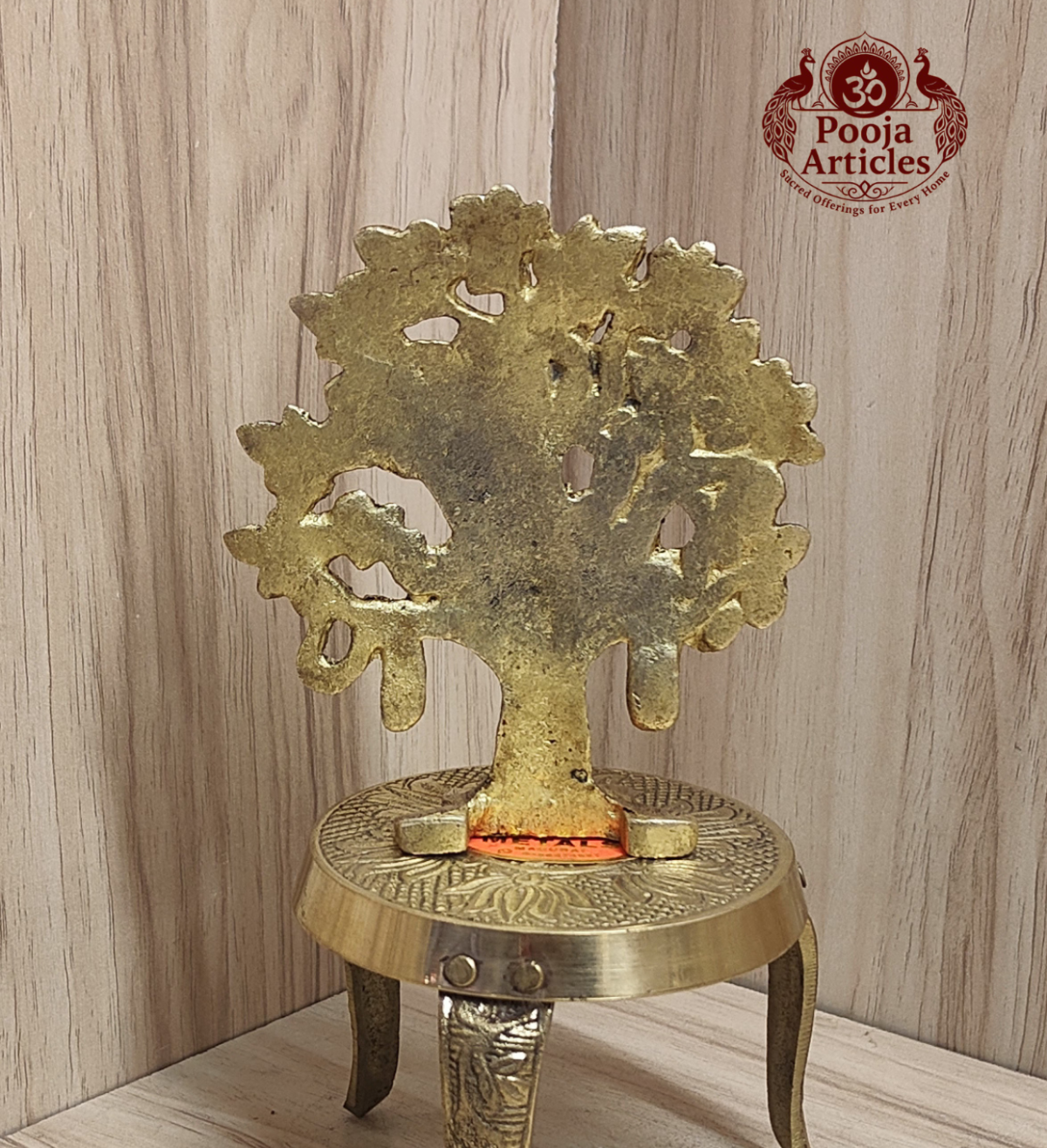 Brass Kalpavriksha Tree 3.8 Inch - Image 5