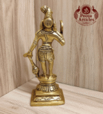 Brass Karuppasamy Statue 6 Inch - Image 5