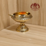Brass Kubera Diya With Stand 2.2 Inch