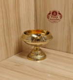 Brass Kubera Diya With Stand 2.2 Inch