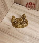 Brass Lakshmi Narayan Statue 2 Inch - Image 3