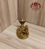 Brass Lakshmi Narayan Statue 2 Inch - Image 4