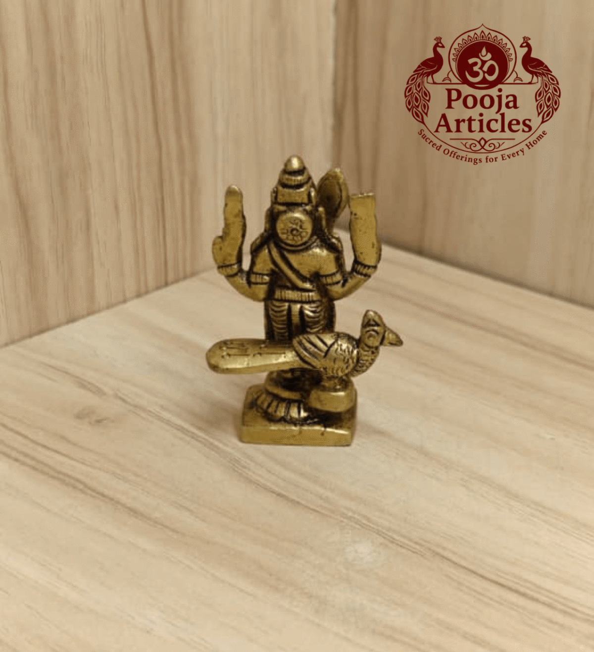 Brass Murugan Idol 2.5 Inch